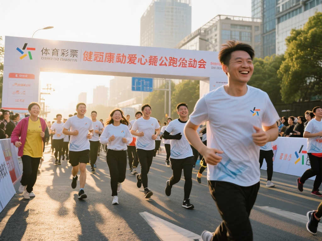 体彩公益跑步活动开幕,全民参与热情高涨 体彩公益跑步活动开幕,全民参与热情高涨